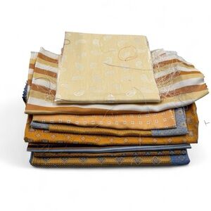 Assorted Fabric Bundle in Yellow, Orange, and Blue